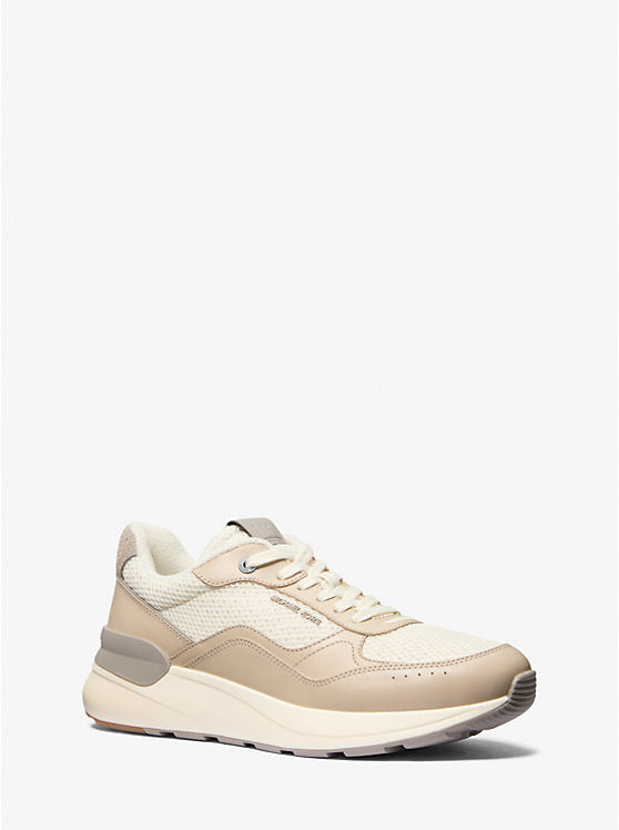 Michael Kors Trevor Mixed-Media Trainer