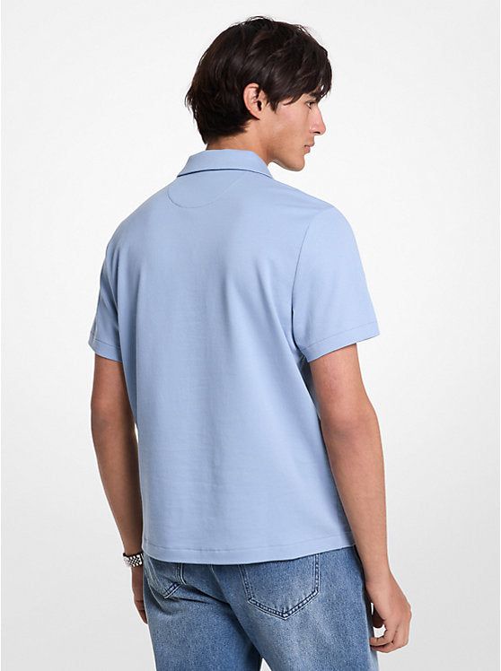 Michael Kors Stretch Cotton Piqué Polo Shirt