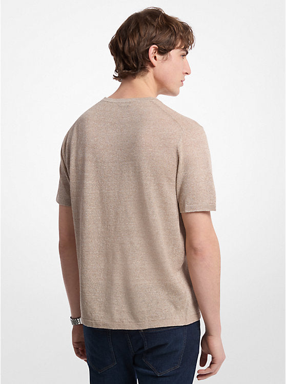 Michael Kors Linen and Cotton T-Shirt