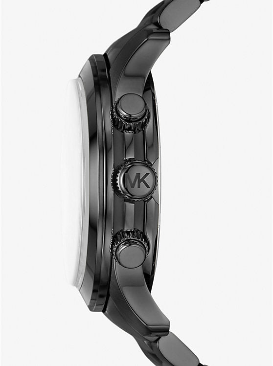 Michael Kors Oversized Runway Black-Tone Watch