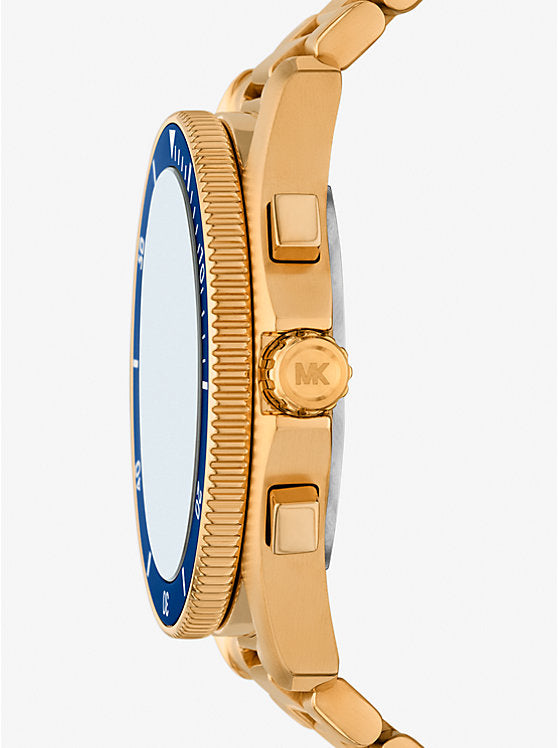 Michael Kors Oversized Maritime Gold-Tone Watch