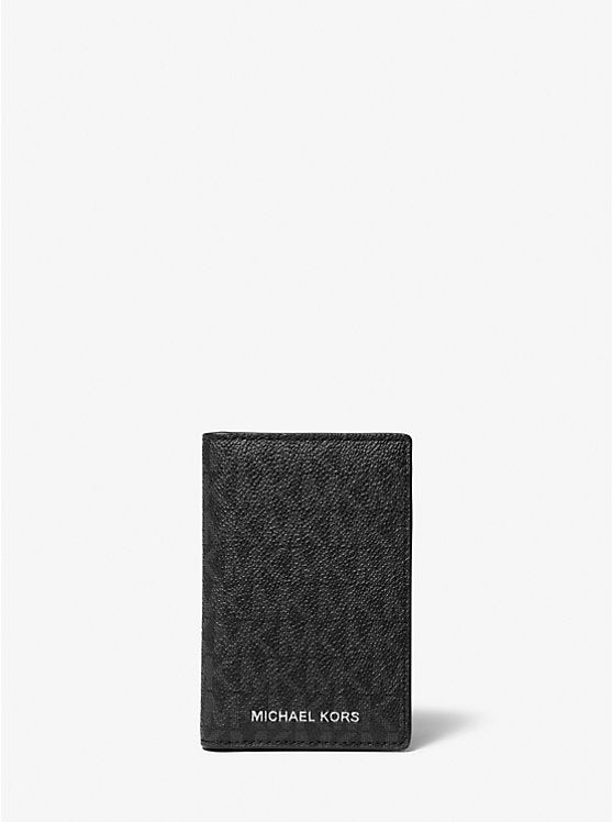 Michael Kors Hudson Logo Bi-Fold Card Case
