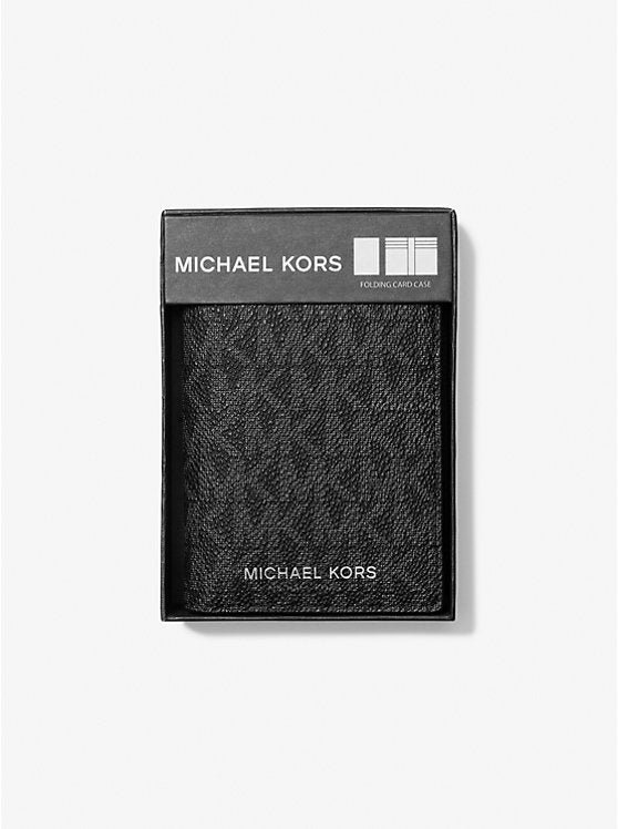 Michael Kors Hudson Logo Bi-Fold Card Case