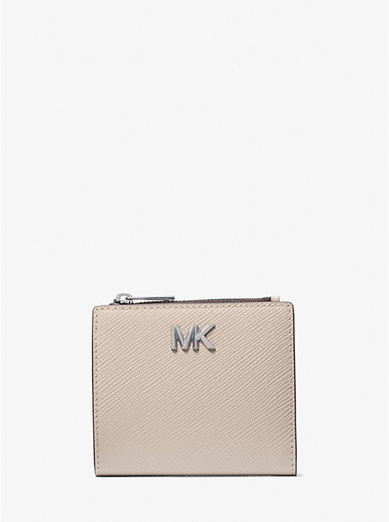 Michael Kors Edison Scratch-Resistant Crossgrain Leather Wallet