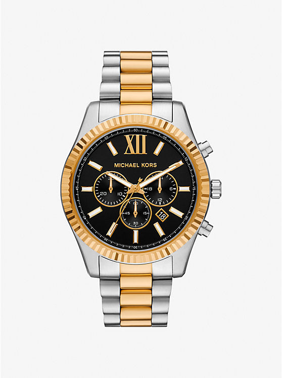 Michael Kors Oversized Lexington Two-Tone Watch