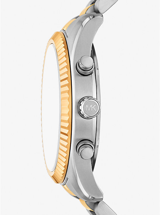 Michael Kors Oversized Lexington Two-Tone Watch