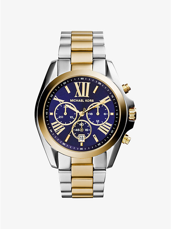Michael Kors Oversized Bradshaw Two-Tone Watch