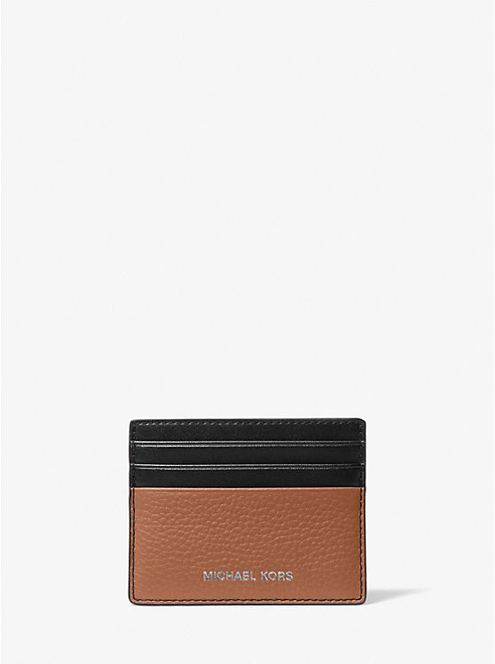 Michael Kors Hudson Pebbled Leather Card Case