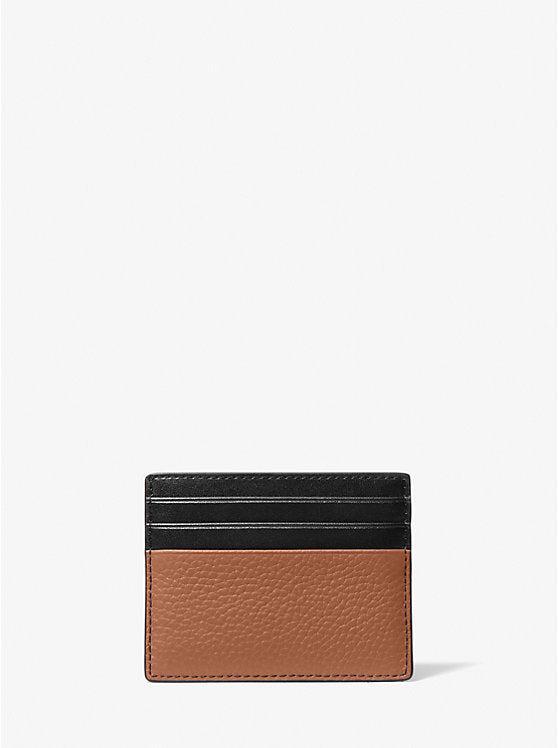 Michael Kors Hudson Pebbled Leather Card Case