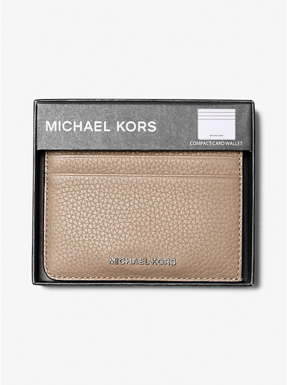 Michael Kors Hudson Pebbled Leather Card Case