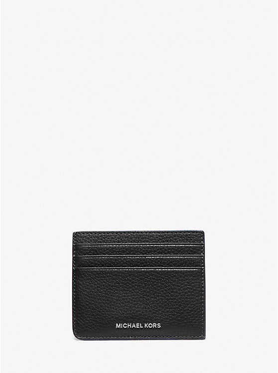 Michael Kors Hudson Pebbled Leather Card Case