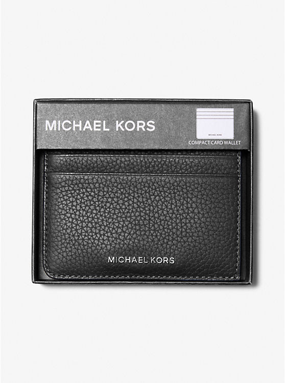 Michael Kors Hudson Pebbled Leather Card Case