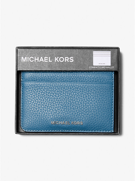 Michael Kors Hudson Pebbled Leather Card Case