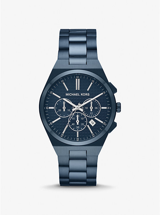 Michael Kors Oversized Lennox Blue-Tone Watch