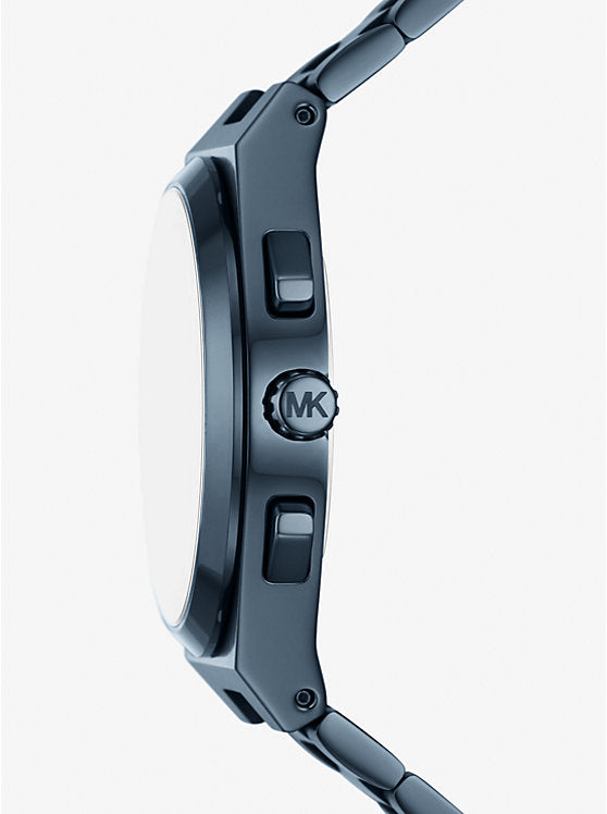 Michael Kors Oversized Lennox Blue-Tone Watch