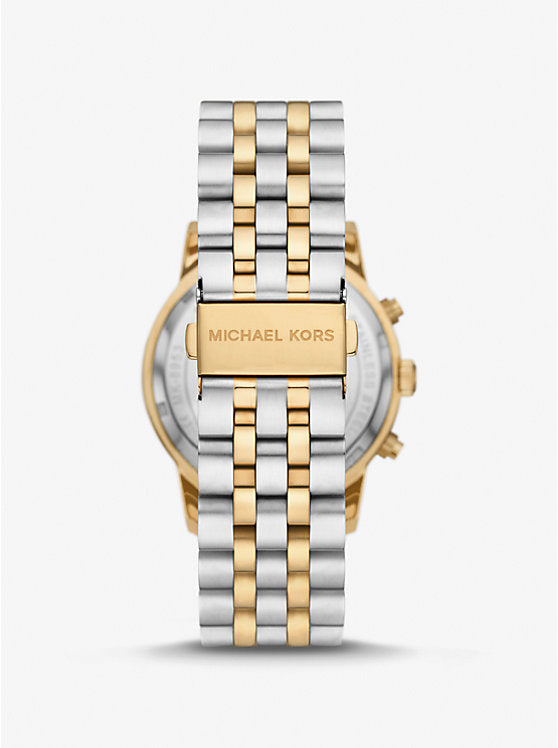 Michael Kors Outlet Oversized Hutton Two-Tone Watch