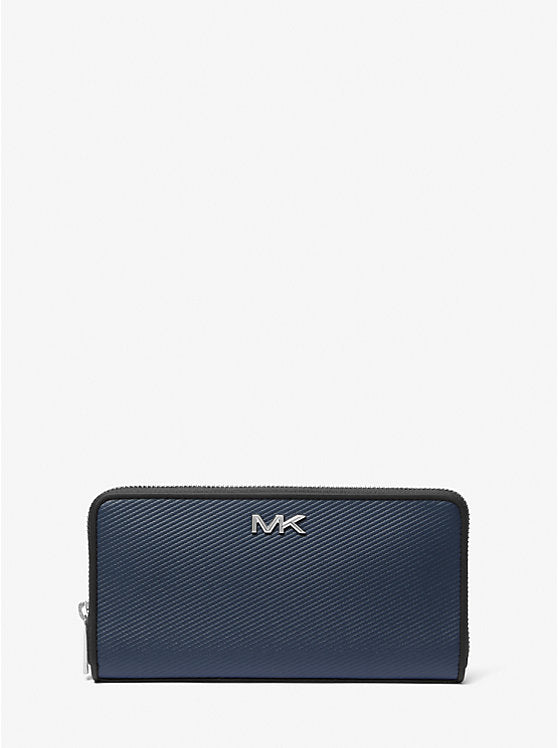 Michael Kors Varick Leather Zip-Around Wallet