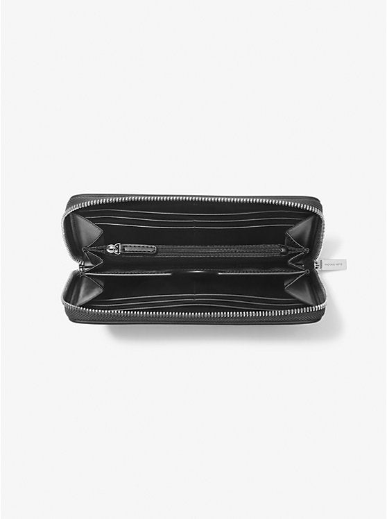 Michael Kors Varick Leather Zip-Around Wallet