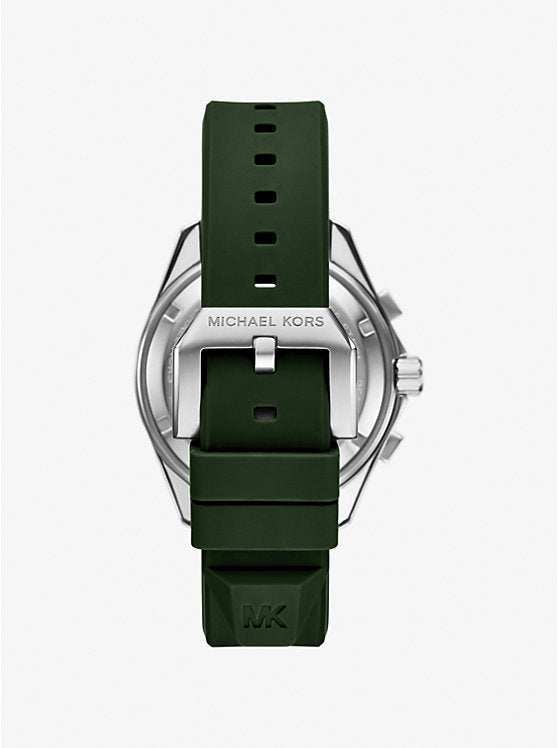 Michael Kors Oversized Maritime Two-Tone and Silicone Watch