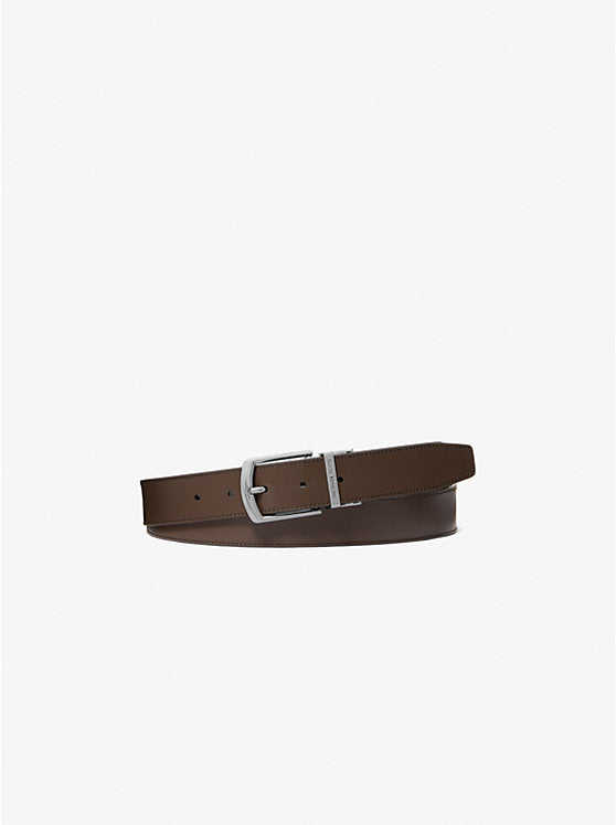 Michael Kors Reversible Signature Logo and Leather Belt