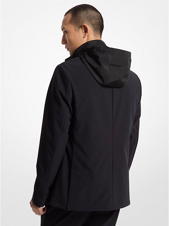 Michael Kors 2-in-1 Mixed-Media Blazer
