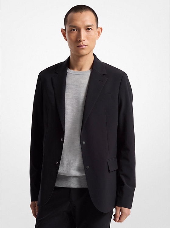 Michael Kors 2-in-1 Mixed-Media Blazer