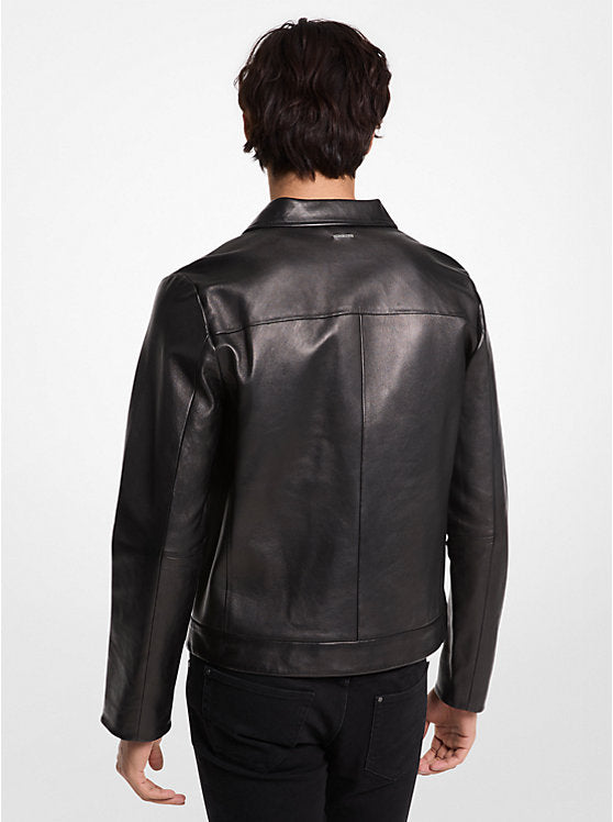 Michael Kors Bonded Leather Jacket