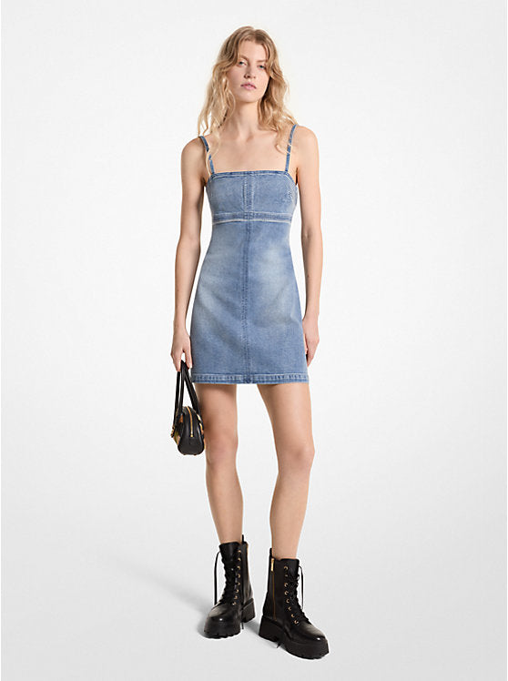 Michael Kors Stretch Denim Mini Dress