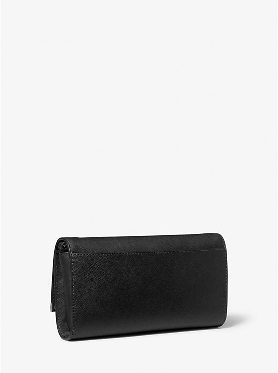 Michael Kors Mona Large Saffiano Leather Clutch