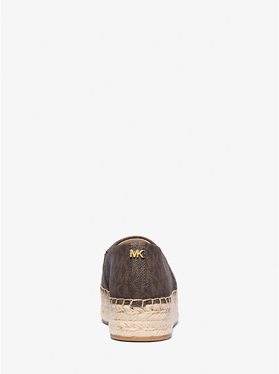 Michael Kors Lynn Signature Logo Platform Espadrille