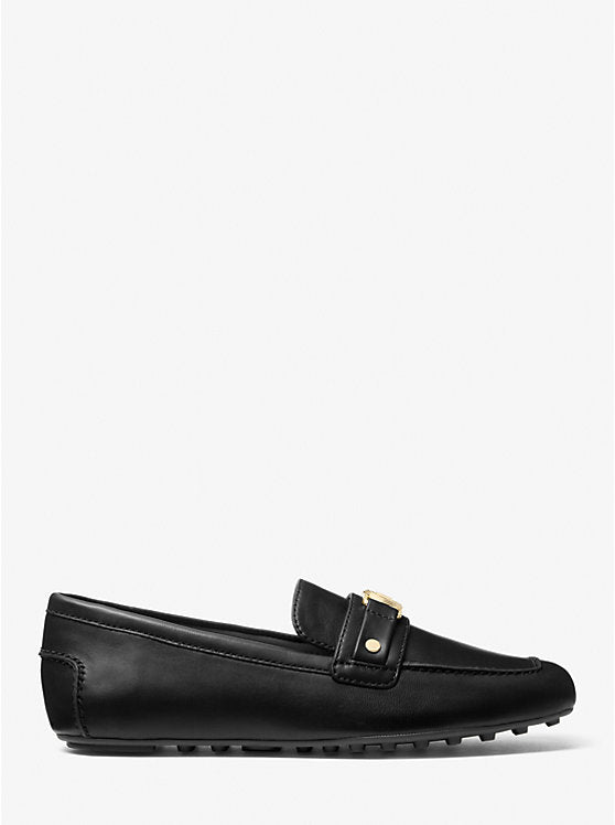 Michael Kors Mandy Leather Moccasin Loafer