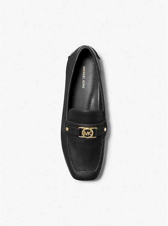 Michael Kors Mandy Leather Moccasin Loafer