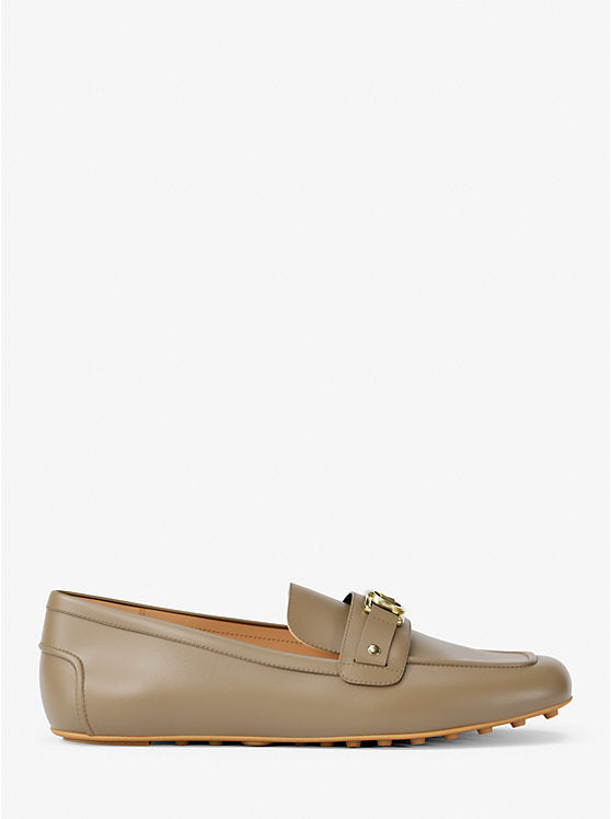 Michael Kors Mandy Leather Moccasin Loafer