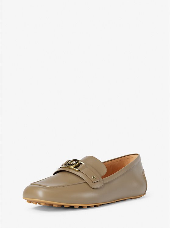 Michael Kors Mandy Leather Moccasin Loafer