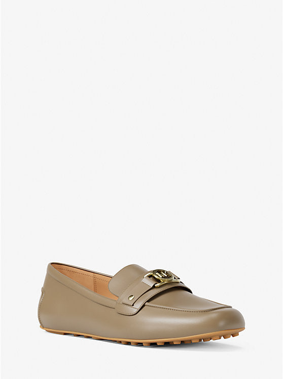 Michael Kors Mandy Leather Moccasin Loafer