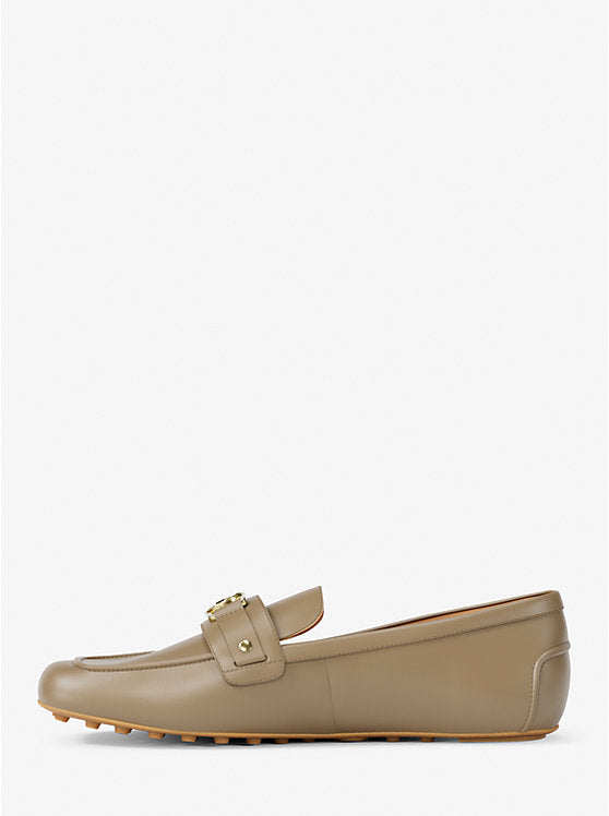 Michael Kors Mandy Leather Moccasin Loafer