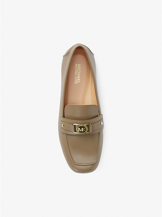Michael Kors Mandy Leather Moccasin Loafer