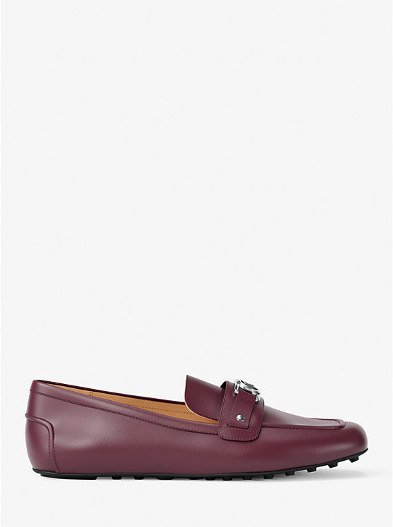 Michael Kors Mandy Leather Moccasin Loafer