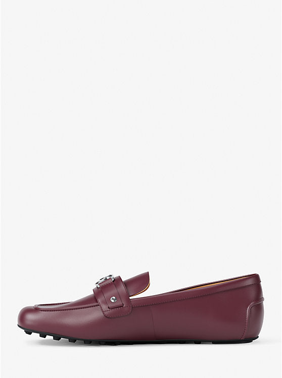 Michael Kors Mandy Leather Moccasin Loafer