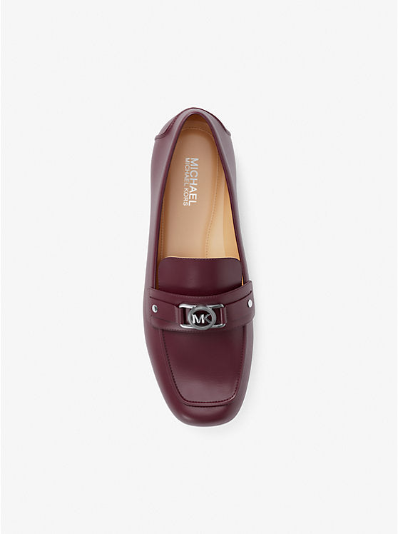 Michael Kors Mandy Leather Moccasin Loafer