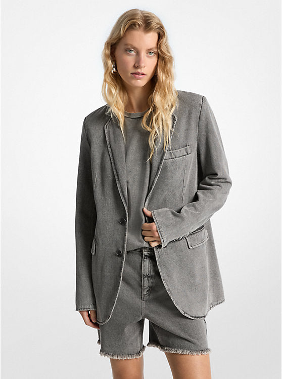 Michael Kors Boyfriend Denim Blazer