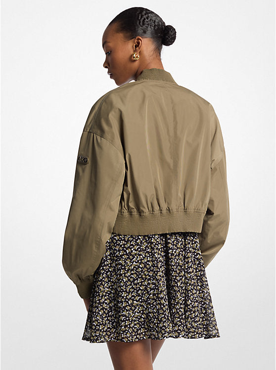 Michael Kors Cropped Bomber Jacket