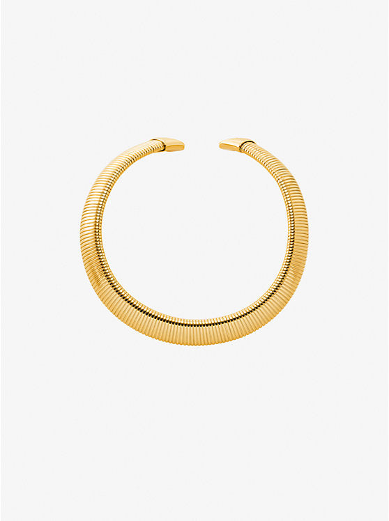 Michael Kors Precious Metal-Plated Brass Collar Necklace