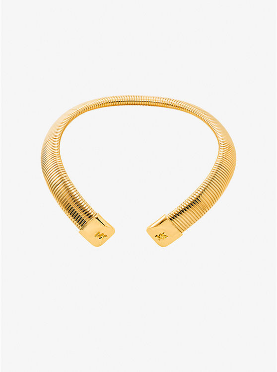 Michael Kors Precious Metal-Plated Brass Collar Necklace