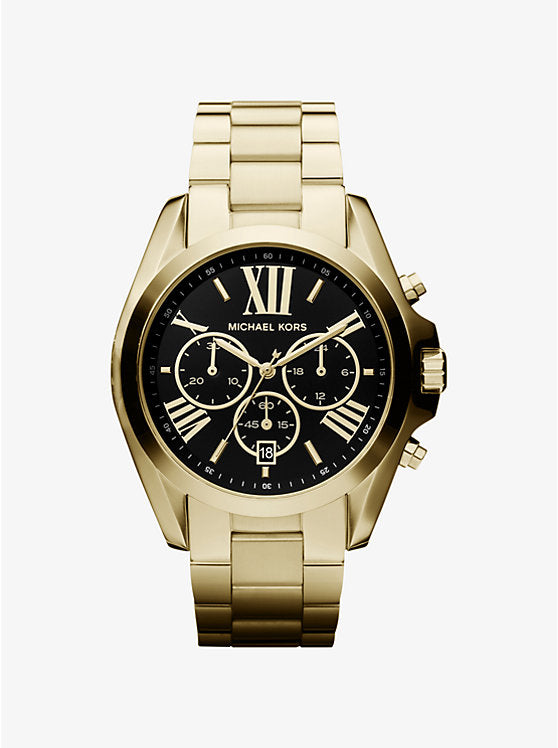 Michael Kors Oversized Bradshaw Gold-Tone Watch