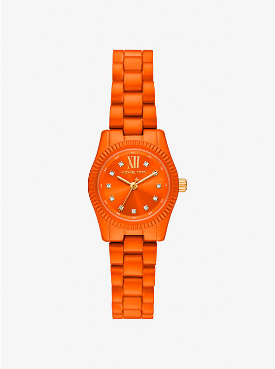 Michael Kors Limited-Edition Petite Lexington Orange-Tone Watch