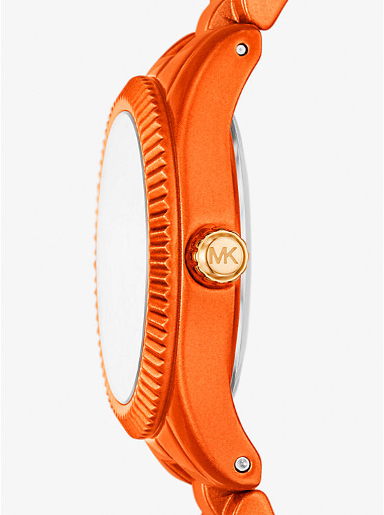Michael Kors Limited-Edition Petite Lexington Orange-Tone Watch