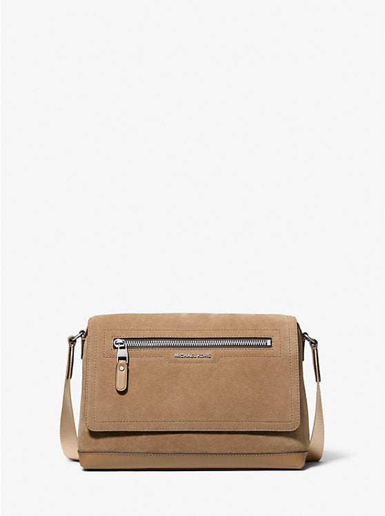 Michael Kors Hudson Small Suede Messenger Bag