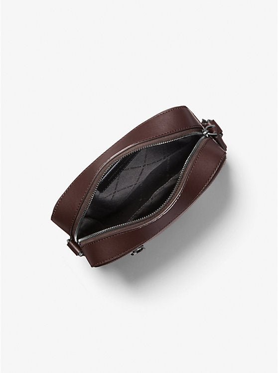 Michael Kors Hudson Pebbled Leather Flight Bag
