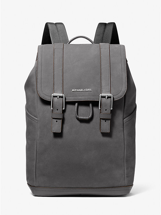 Michael Kors Hudson Medium Pebbled Leather Backpack